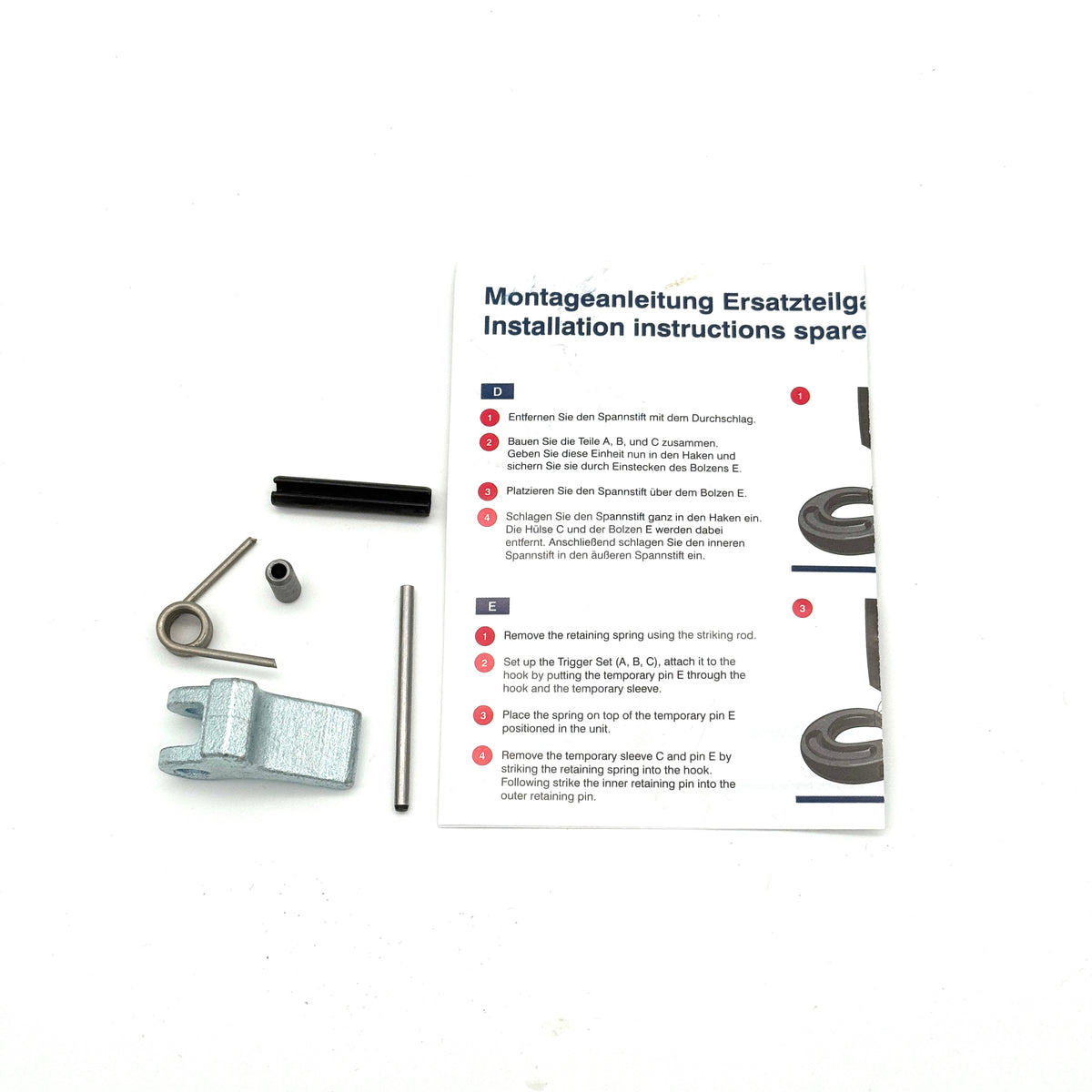 Verriegelungsgarnitur VLHW 7/8 für Sicherheitslasthaken KT-SDC – Ansicht 2