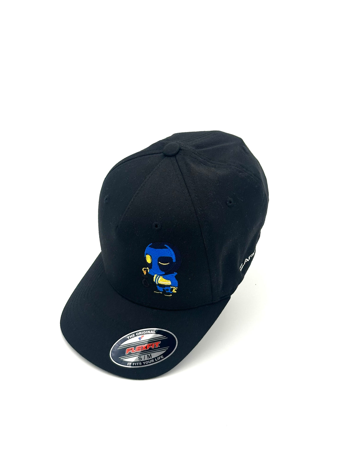 KranTeam Cap FLEXFIT S/M Captain Crane Stickung