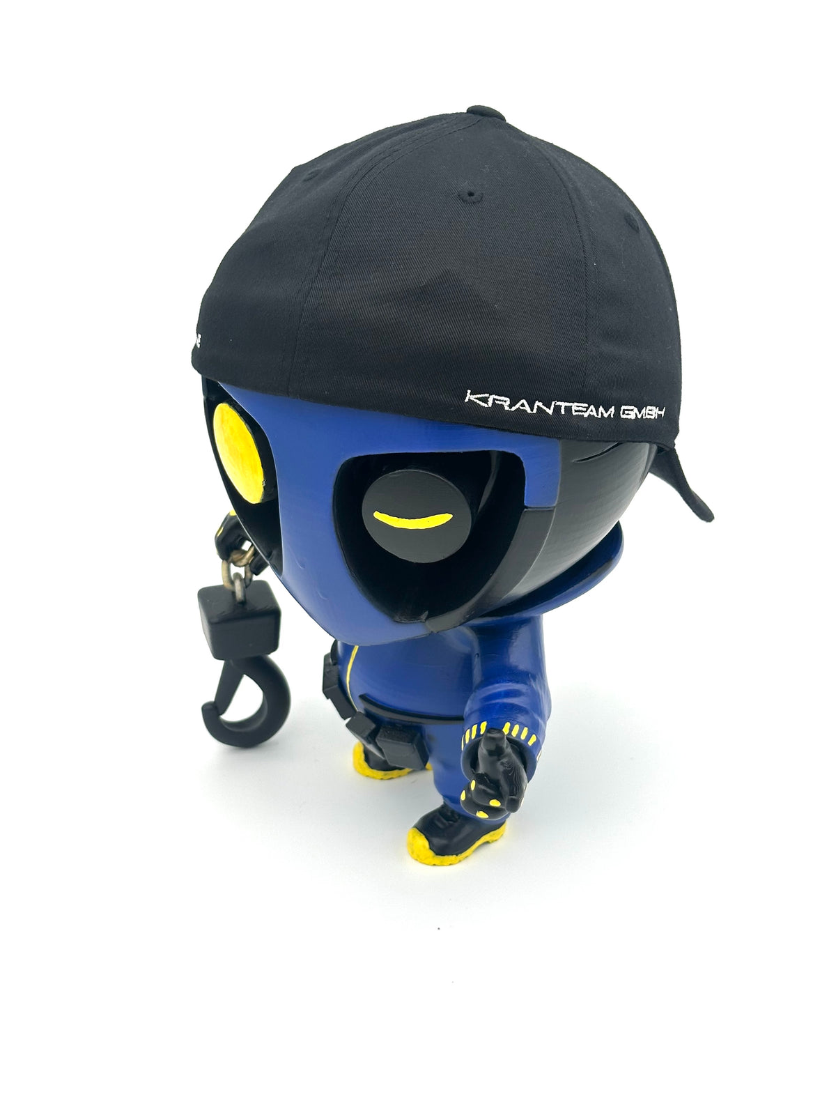 KranTeam Cap FLEXFIT S/M Captain Crane Stickung – Ansicht 3