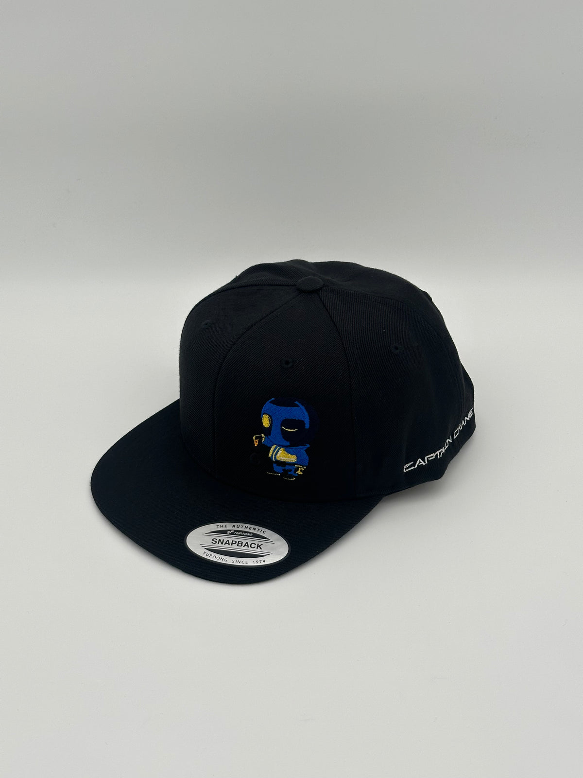 KranTeam Cap Snapback Einheitsgröße Captain Crane Stickung – Ansicht 2