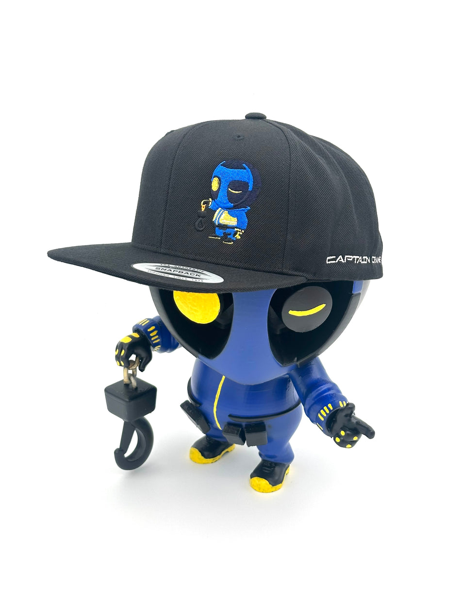 KranTeam Cap Snapback Einheitsgröße Captain Crane Stickung