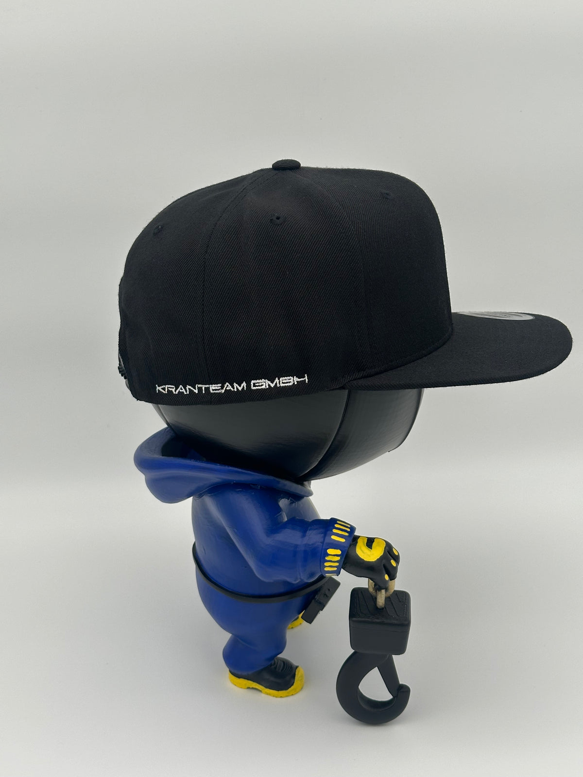 KranTeam Cap Snapback Einheitsgröße Captain Crane Stickung – Ansicht 3