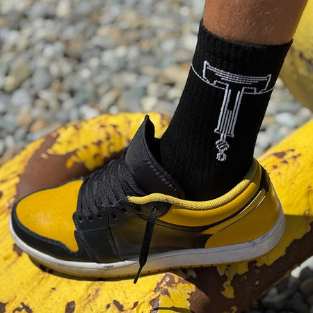 KranTeam Socken, schwarz, Größe 35 bis 40 – Ansicht 2