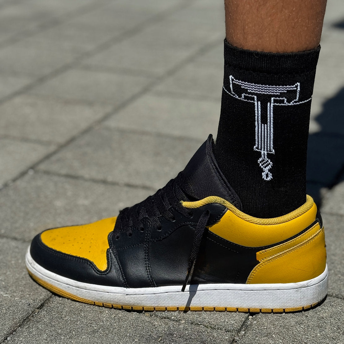 KranTeam Socken, schwarz, Größe 35 bis 40 – Ansicht 3