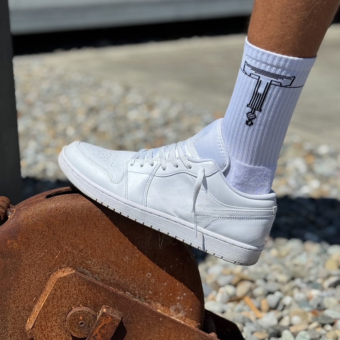 KranTeam Socken, weiß, Größe 41 bis 46 – Ansicht 2
