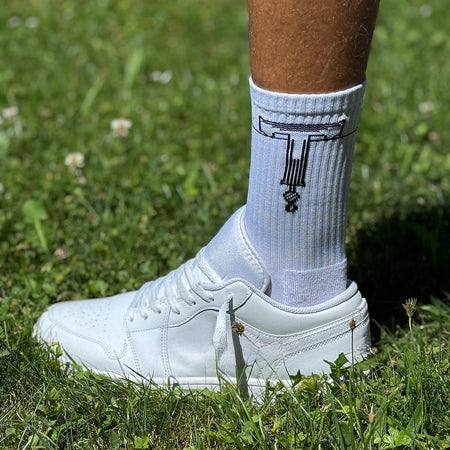 KranTeam Socken, weiß, Größe 41 bis 46 – Ansicht 3