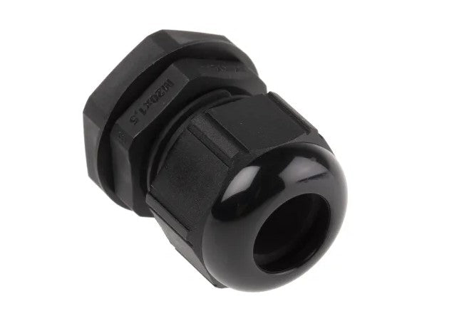 10 Stk. Kabelverschraubung M32 schwarz, inkl. Gegenmutter