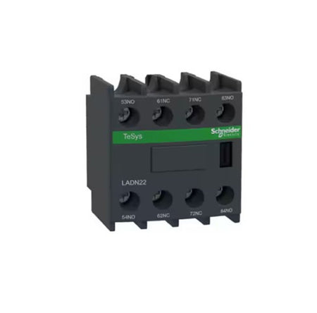 Hilfsschalterblock, 2S+2Ö, Schraubanschluss LADN22, 2x Schließer / 2x Öffner