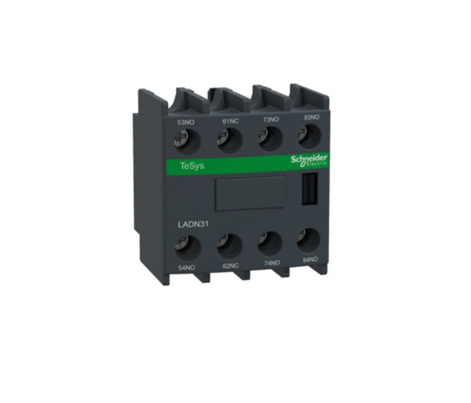 Hilfsschalterblock, 3 S + 1 Ö, Schraubanschluss LADN31, 3x Schließer / 1x Öffner