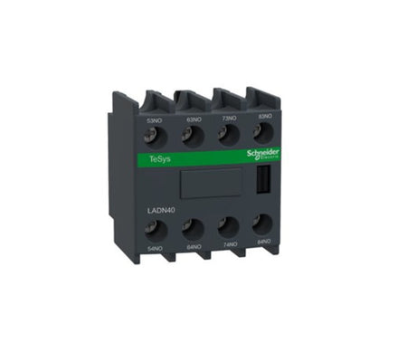 Hilfsschalterblock, 4 S, Schraubanschluss LADN40, 4x Schließer