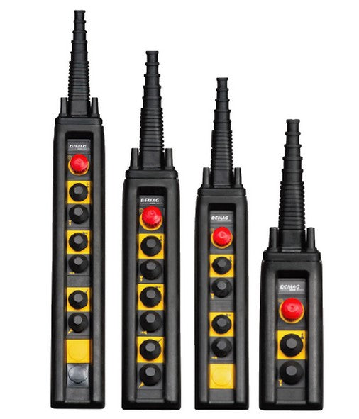 Demag Steuerschalter DST9DP211, 2-stufig / 1-stufig, Direktgesteuert mit Not-Aus – Ansicht 2