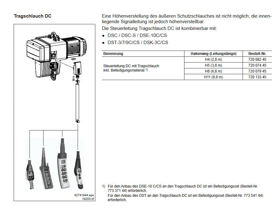 Demag Steuerschalter DSC-3 mit Haltemagnet, Magnethalter, 2-stufig (Sonder) – Ansicht 4