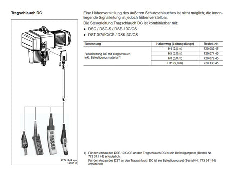 Demag Steuerschalter DSC-3 mit Haltemagnet, Magnethalter, 2-stufig (Sonder) – Ansicht 4