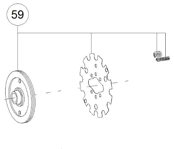 Demag Verschleissset, Bremse BL03, Motor ZBL63 (nicht für ZBL71)