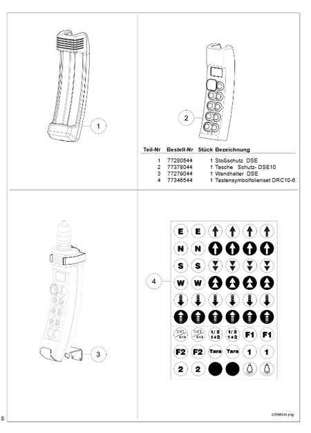 Demag Steuerschalter DSE10R VVV, inkl. Steuerkabel 2TY DR-6m – Ansicht 5