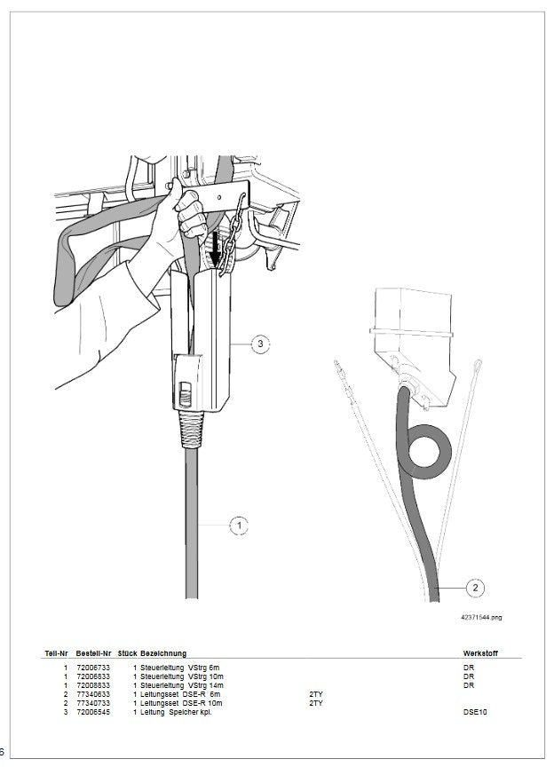 Demag Steuerschalter DSE10-CS DC, stufenlos, ohne Steuerleitung – Ansicht 3
