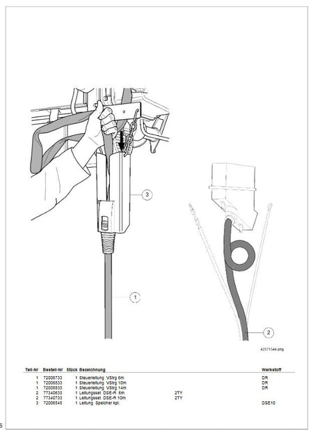 Demag Steuerschalter DSE10-CS DC, stufenlos, ohne Steuerleitung – Ansicht 3