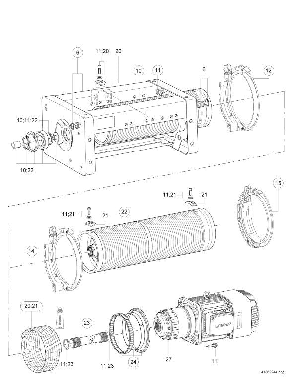 Demag DH200 Drahtseilset 9 H10 4/1 - 25.3m – Ansicht 5