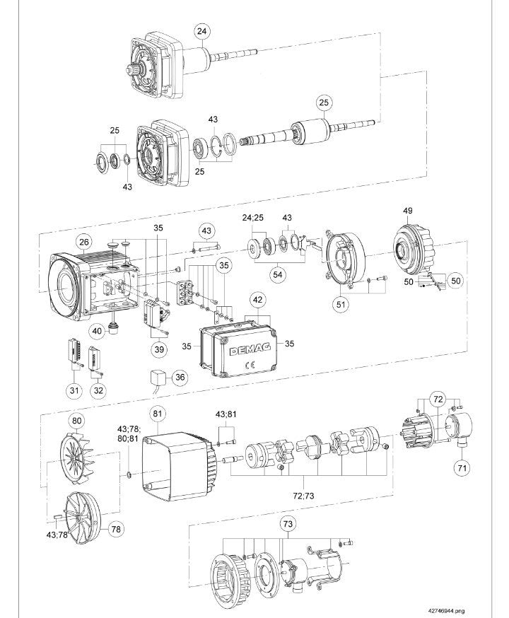 Demag Einbau-Impulsgeber, EG/Z63 – Ansicht 2