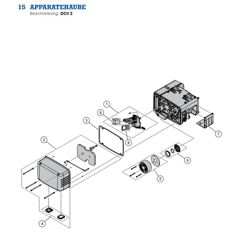 Demag Steuerrelais DC-II-1-10, Hauptplatine, Kartenrelais heben/senken/schnell – Ansicht 3