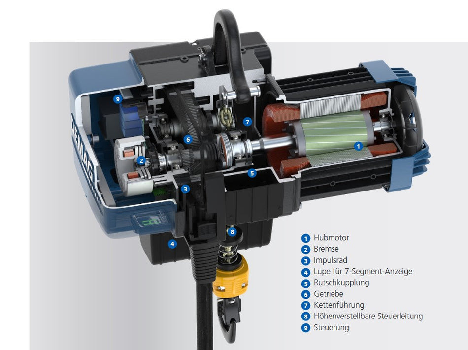 Demag Kette, DC-II 5 Lastkette (goldfarbig), Meterware – Ansicht 2
