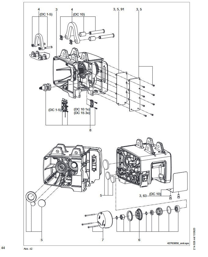 Demag Getriebeölset, Kettenzug DC 10 – Ansicht 2