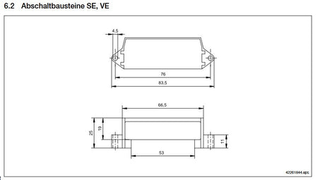 Demag Spannungsrelais VE 42-149 V AC, Bremsbaustein – Ansicht 4
