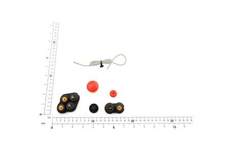 Demag NOT-HALT-SET GUMMIKAPPE Steuerschalter DSC-7 RJ, Symbolik