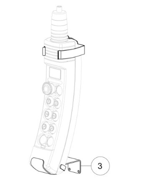 Demag Wandhalter DSE, für Steuerschalter DSE-8, DSE-10R, DSE-10C, DSE-10CS
