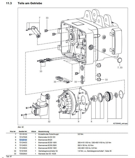 Demag Bremsenset DC 16 / 25, BK20 – Ansicht 2