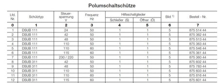Demag Schütz DSUB 311 42V 50 Hz, KU-Schütz, Polumschaltschütz – Ansicht 2
