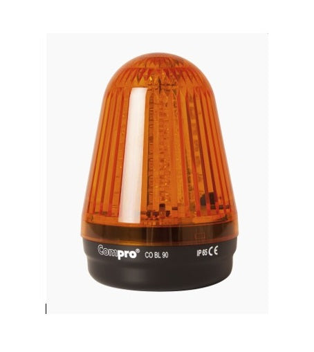 LED-Leuchte ORANGE, 2_Funktionen (Dauerlicht / Blinklicht) 230VAV
