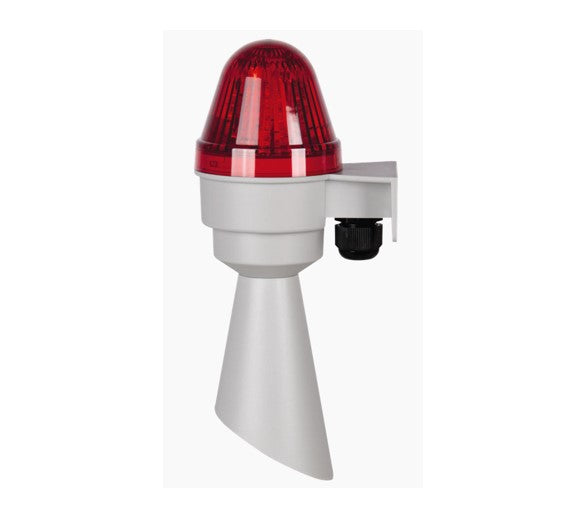 Kleinhupe mit LED-Signalleuchte ROT,230VAC