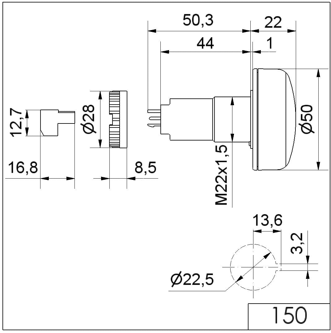 LED-Summer EM Dauerton 230V RD – Ansicht 2